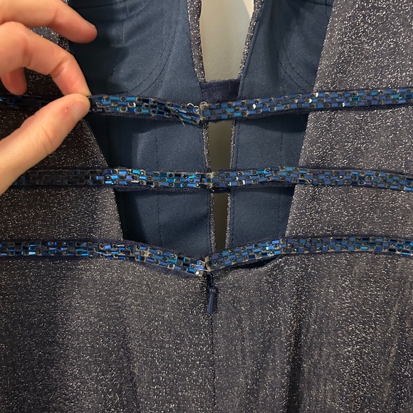 Mac Duggal Purple Long Prom Dress - Picture 7 of 7